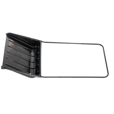 Движок снеговой пластиковый, 695*540*1460мм, стальная рукоятка (615935) СИБРТЕХ