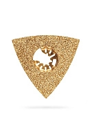 Полотоно CARBIDE ВК8 Р40 80мм треугол. зачистное с тв. крошк.: клей, краска (15583-P40) ЗУБР