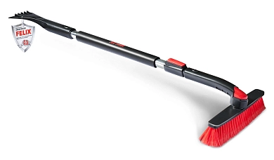 Щетка для снега телескопическая поворотная со скребком (410060017) FELIX