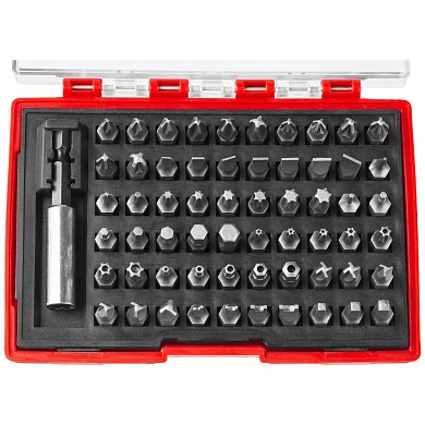 Набор "МАСТЕР": Биты "МХ-61", Cr-V в боксе (26089-H61) ЗУБР