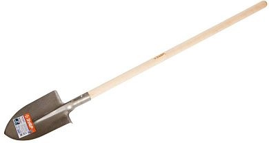 Лопата штыковая, титановый сплав, с деревянным черенком, "ТИТАН""Профессионал" (4-39416) ЗУБР