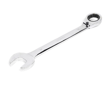 Ключ комбинированный с трещ., реверсивный, 32х32мм, хром.покр. (132572) HORTZ