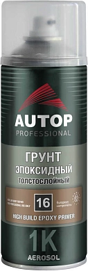 Грунт эпоксидный толстослойный - Серый - аэр. 520мл №16 (ATP-A07233) AUTOP