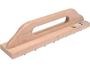 Рубанок деревянный по пено(газо)бетону, с зубьями, 400х80мм (05831) VOREL