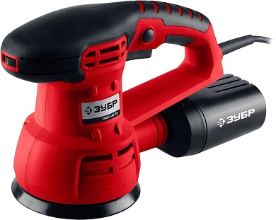 Машина орбитально-шлифовальная ЗОШМ-450-125 (450 Вт, 125 мм, ампл. 2 мм, эксц. ход) ЗУБР