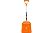 Лопата снеговая автомобильная с телескоп. черенком 320х290х960мм (1360) FINLAND
