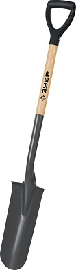 Лопата 353х152х1120мм,полотно 1.7мм, закал, дерев. лакир. черенок высш. сорт с рукоят (4-39515) ЗУБР