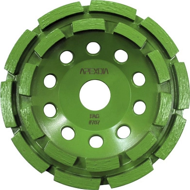 Чашка алмазная сегм. 2-х рядная (125х7х22.23) Бетон APEXDIA