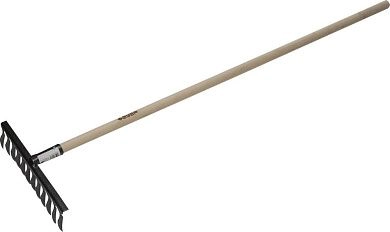 Грабли садовые с черенком, 12 витых зубцов (4-39581-12) ЗУБР