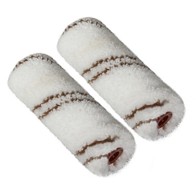 Валик меховой 100мм/6мм, туба 15мм, ворс 6мм, нейлон/полиэстер "Mikrofaya", 2шт. (0124-621510) HARDY