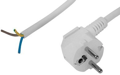 Кабель с вилкой соединительный, 3 м, 3600 Вт, 3*0.75кв.мм (SV-55143-3) СВЕТОЗАР