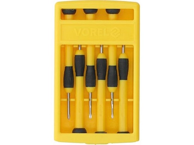Набор отверток для точных работ магнитные PH00; 0; 1; 1.4; 2.4; 3.0 (набор 6шт.)(64553) VOREL