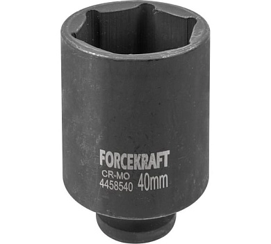 Головка ударн. 1/2" 40мм 6гр. глубокая (FK-4458540) FORCEKRAFT