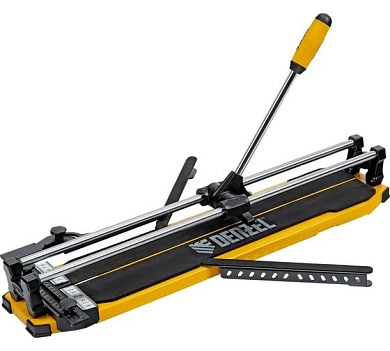 Плиткорез 600 мм, 14 мм, цельнометал. направл., стальная станина (877008) DENZEL