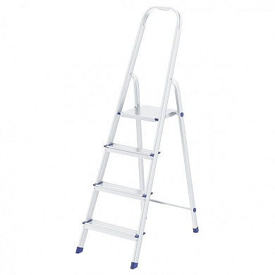 Лестница-стремянка алюмин., 4 ступ, 815мм, слож.1650х430х110мм, (97714) СИБРТЕХ