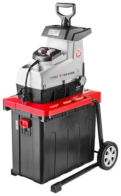 Измельчитель садовый элект. ЗИЭ-44-2800 (2800 Вт, бесшумный, р/с 44 мм, контейнер 60 л, кор.) ЗУБР