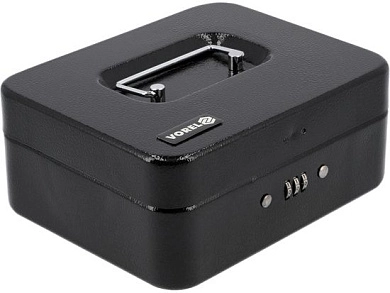 Ящик для денег металлический 200х160х90мм с кодовым замком (78624) VOREL