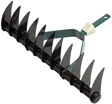 Грабли аэраторные "MAXI", с быстрозажимным механизмом, 11 зубцов / 350мм (4230-53838) RACO