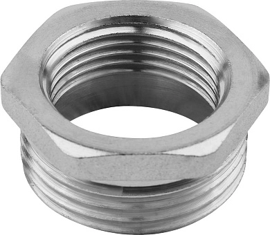 Футорка "ЭКСПЕРТ", никелированная латунь, 1" х 3/4" (51281-1-3/4) ЗУБР