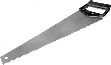 Ножовка по дереву, 5 TPI, универсальный разведенный зуб, 450мм 1518-45