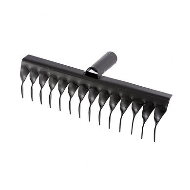 Грабли стальные, 300 мм, 14 витых зубьев, без черенка (61765) СИБРТЕХ