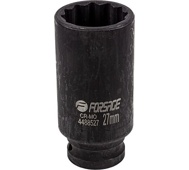 Головка ударн. 1/2" 27мм 12гр. глубокая (F-4488527) Forsage