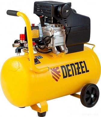 Компрессор воздушный прям. привод DC1500/50, 1,5 кВт, 50 литров, 220 л/мин Denzel