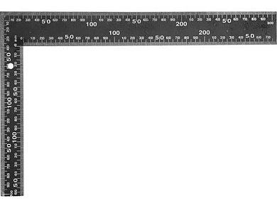 Угольник столярный цельнометаллический 600мм/400мм, быт. (18200) VOREL