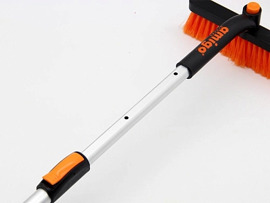 Щетка-сметка для снега телескопическая со скребком (74136) AMIGO