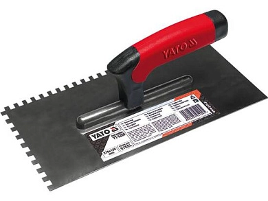 Гладилка 275х130мм зуб 6х6мм (нерж.)(YT-5202) YATO