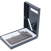 Набор ключей сплайн (spline)  М5-M12 Г-образных, 5пр., мет.кейс (5501) FORCE