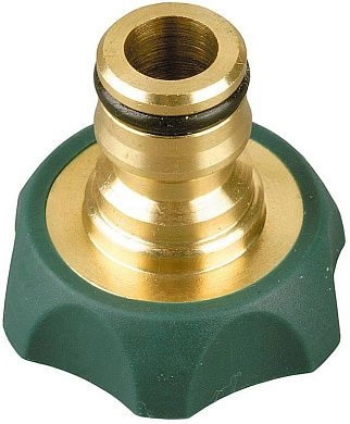 Адаптер внешний RACO "Profi-Plus" (соединитель-резьба внешняя), латунный с покрытием TPR, 1"