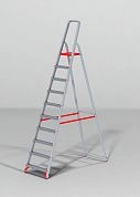 Лестница-стремянка алюм. профес. NV3110 (10 ступ. 213/289см, 9.5кг) Новая высота