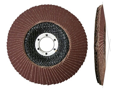 Круг лепестковый 125х22.23 мм для металла, А80, тип КЛТ2 ОАО "ЛАЗ"