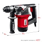 Перфоратор ПВ-28-1000 (SDS-plus, 1000 Вт, 4.0 Дж, чем.) ЗУБР фото3