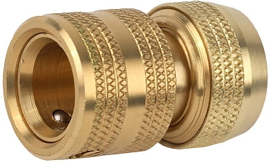 Соединитель "Profi" (шланг-насадка) латунный с автостопом, 1/2" (4246-55005B) RACO