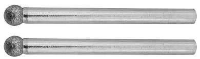 Мини-шарошки алмазные, d 4.0x3.2мм, длина 38мм, 2шт. (35922) ЗУБР