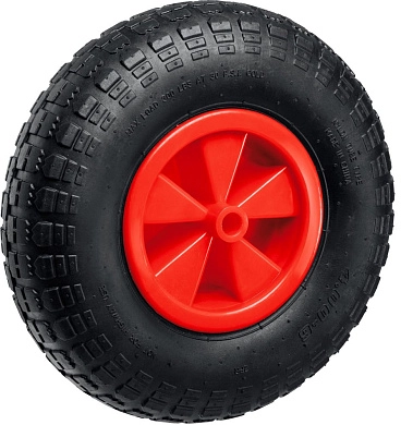 Колесо пневматическое, для тачки арт. 39900, ударопрочный пластик, 4х329мм,WM-16 (39916) MIRAX