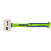 Киянка резиновая, 225г, белая резина, фибергласовая рукоятка (11166) СИБРТЕХ