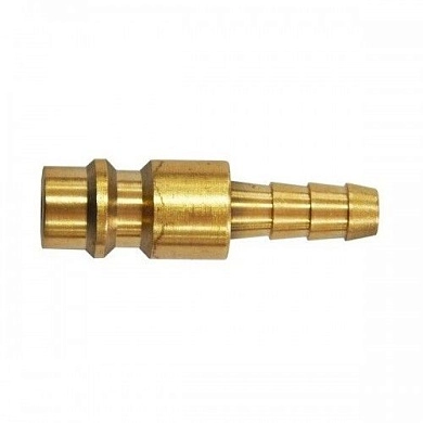 Соединение быстросъемное "ёлочка" 12мм (латунь)(HD-1243B) H-D