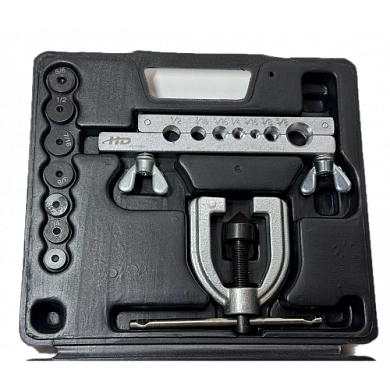 Набор для развальцовки труб 3/16", 1/4", 5/16", 3/8", 7/16", 1/2", 5/8" (HD-21801) HD