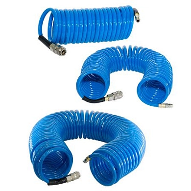 Шланг полиуретановый спиральный с фитингами 6х10 5 м (170300) FUBAG