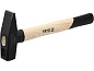 Молоток 800гр, дерев. рукоятка (YT-4497) YATO фото2