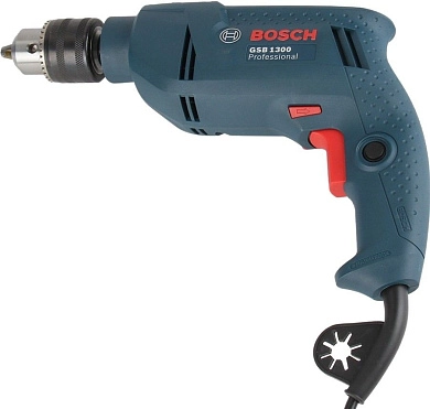 Дрель ударная GSB 1300 ЗВП / 550Вт, 0-2700 об/мин / карт. (0 601 1A1 020) BOSCH
