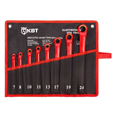 Набор диэлектрических накидных ключей НИИ-25 серия ЭКСПЕРТ  (89751) КВТ