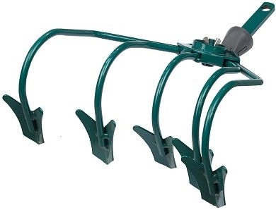 Культиватор , с бороздовичками, 5 зубцов, с быстрозажимным механизмом, 250мм (4230-53826) RACO