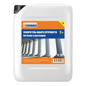 Добавка ускоритель набора прочности для бетонов и растворов, 5 л (27642) 4Walls