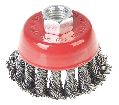 Щетка чашечная (коса) d=75мм/М14 (600.13.75)