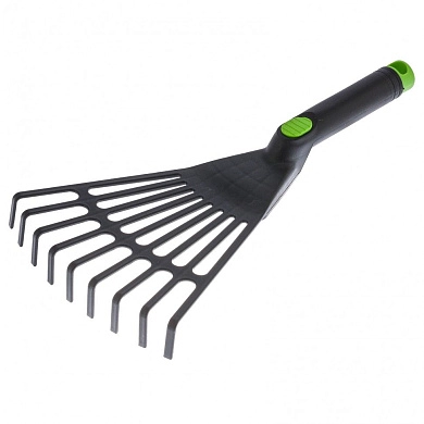 Грабли веерные 9-зубые, 175х350 мм, пластиковые, NYLON (62395) PALISAD
