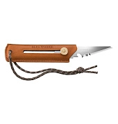 Нож многоцелевой со сменным лезвием с чехлом "WORKS BK1 CAMEL BUSHCRAFT KNIFE" (OW-BK1L-CL) OLFA